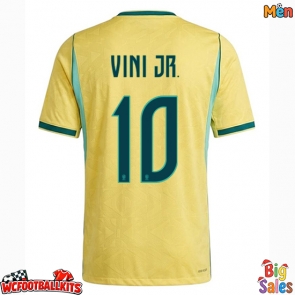 Brazil Vinicius Junior #10 Replica Home Stadium Shirt World Cup 2026 Short Sleeve